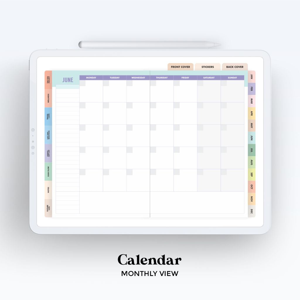 Digital Back to Basics Planner Undated