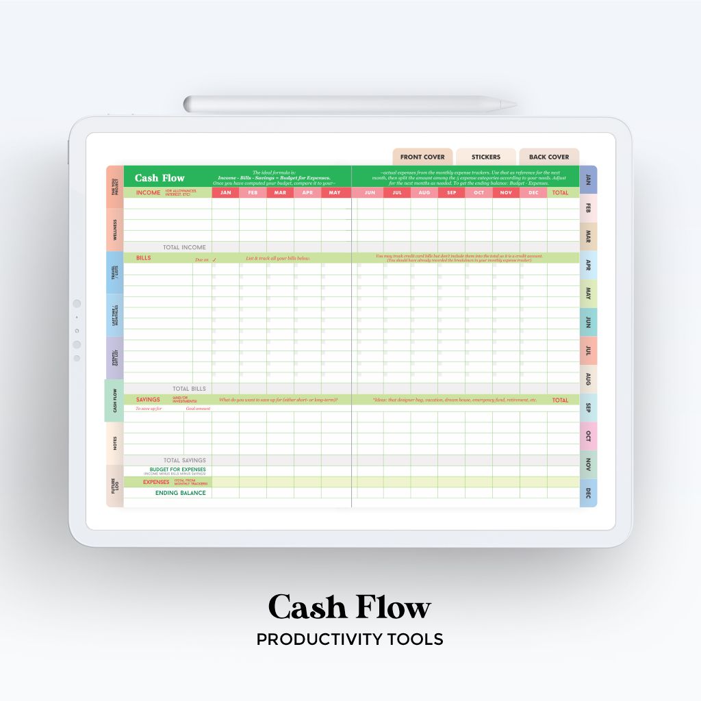 Digital Back to Basics Planner Undated