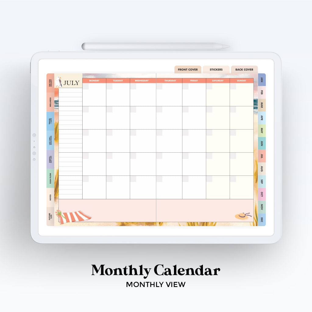 Digital Design Your Life Planner Undated (Vertical)
