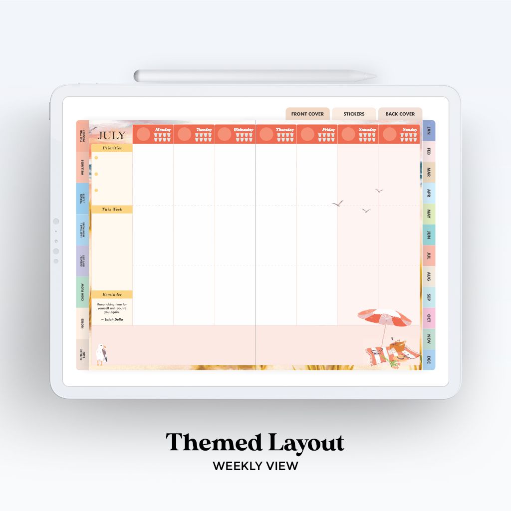 Digital Design Your Life Planner Undated (Vertical)