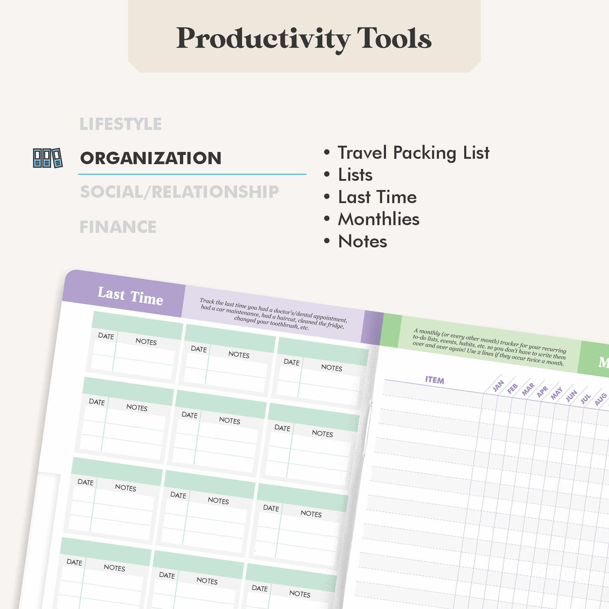 Back to Basics Planner Undated