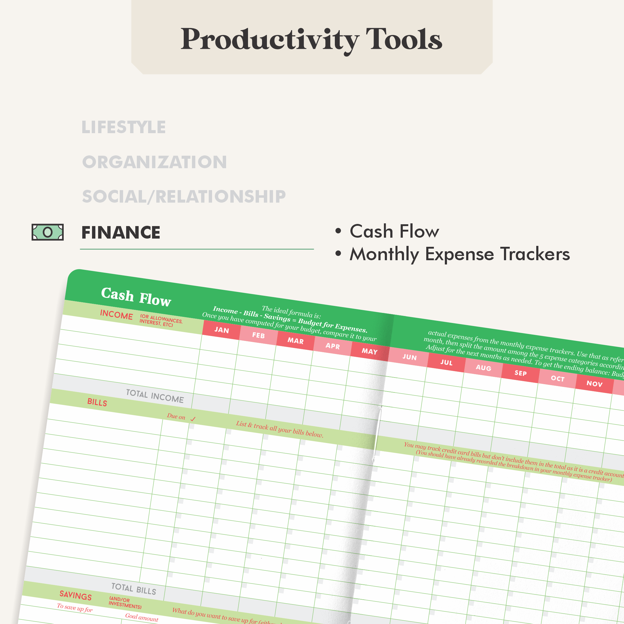 Back to Basics Planner Undated