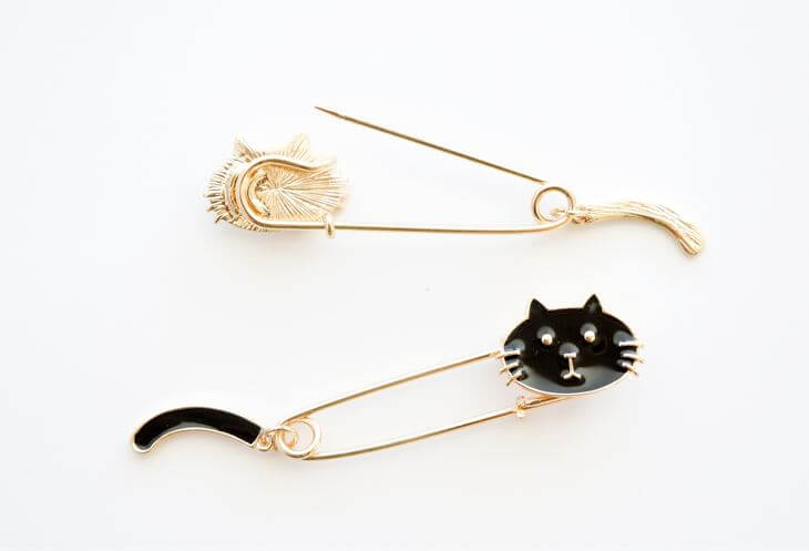 Cats Pin / Brooch